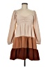 Entro 100% Polyester Brown Casual Dress Size M - photo 1