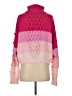 Allison Joy 100% Acrylic Color Block Pink Pullover Sweater Size XS - photo 2