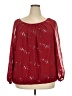 Valerie Stevens 100% Polyester Red Long Sleeve Blouse Size 2X - photo 1