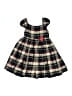 Marmellata 100% Polyester Plaid Black Dress Size 3T - photo 1