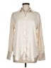The Workshop 100% Polyester Ivory Long Sleeve Blouse Size M - photo 1