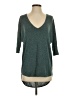 Express Outlet Teal 3/4 Sleeve Top Size S - photo 1