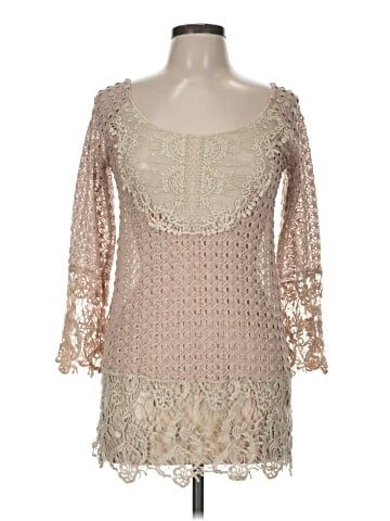 Umgee 3/4 Sleeve Blouse (view 1)