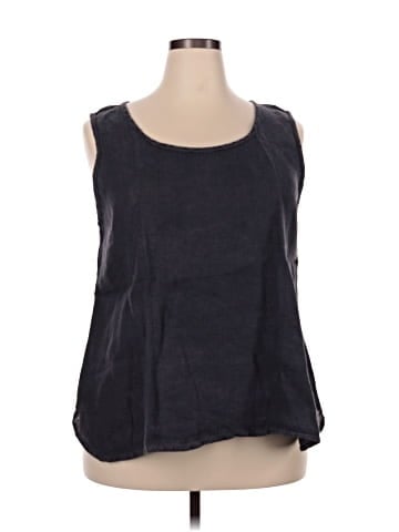 Flax Sleeveless Blouse (view 1)