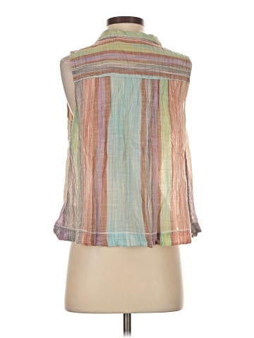 Holding Horses Sleeveless Button-Down Shirt (view 2)