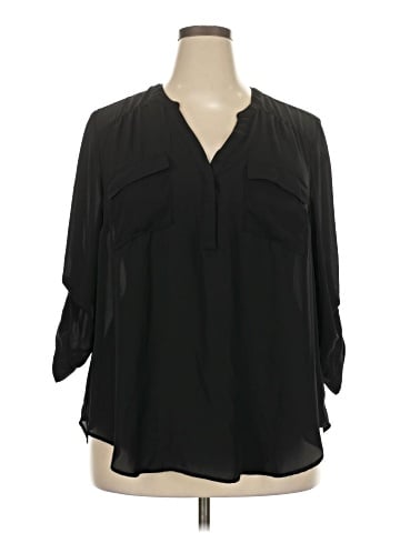 Torrid 3/4 Sleeve Blouse (view 1)