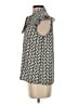 Haver 100% Polyester Gray Sleeveless Blouse Size S - photo 5