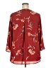 Daniel Rainn 100% Polyester Burgundy 3/4 Sleeve Blouse Size 2X - photo 2