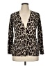 Grace Elements Animal Print Brown Kimono Size XL - photo 1