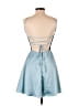 B. Darlin Solid Blue Cocktail Dress Size 1 - 2 - photo 2