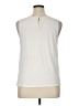 Elle 100% Polyester Ivory Sleeveless Blouse Size XL - photo 2