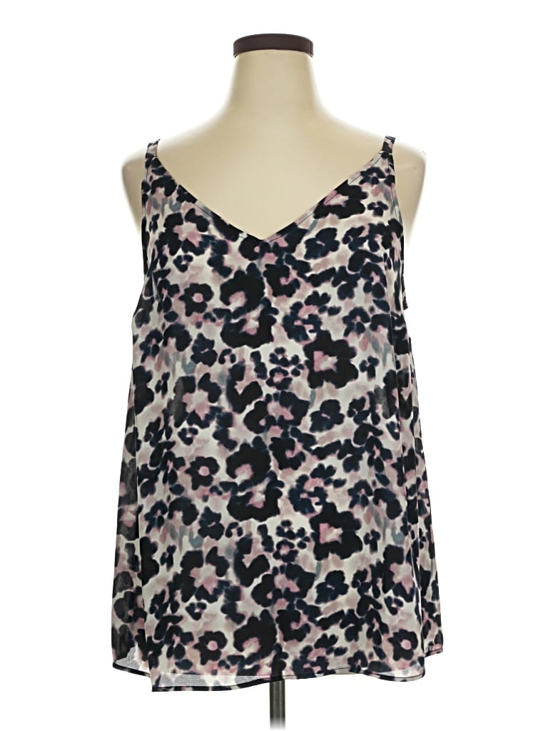 Pre-owned Torrid Sleeveless Top Black Sweetheart Neckline Tops