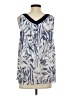 DKNY 100% Polyester Blue Sleeveless Blouse Size S - photo 2