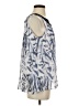 DKNY 100% Polyester Blue Sleeveless Blouse Size S - photo 4
