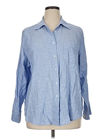 Banana Republic Factory Store Long Sleeve Button-Down Shirt (view 1)