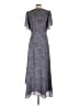 Parker 100% Polyester Gray Casual Dress Size L - photo 2