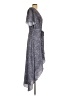 Parker 100% Polyester Gray Casual Dress Size L - photo 4