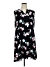 Chico's Floral Black Casual Dress Size XL (3) - photo 1