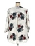 Daniel Rainn 100% Polyester Floral Ivory 3/4 Sleeve Blouse Size 2X - photo 2