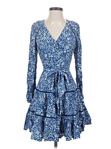 Madewell Tie-Waist Tiered Mini Dress in Floral (view 1)