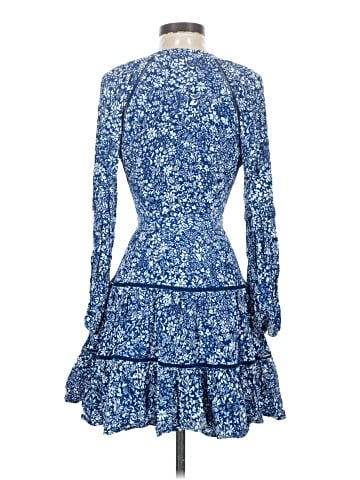 Madewell Tie-Waist Tiered Mini Dress in Floral (view 2)