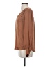 Maison d' Amelie 100% Polyester Solid Brown Long Sleeve Blouse Size XS - photo 5