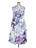 Unbranded Floral Blue Cocktail Dress Size XXL - photo 2