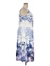 Unbranded Floral Blue Cocktail Dress Size XXL - photo 4