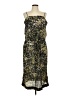 Joe Fresh 100% Polyester Camo Green Cocktail Dress Size L - photo 1