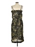Joe Fresh 100% Polyester Camo Green Cocktail Dress Size L - photo 2