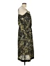 Joe Fresh 100% Polyester Camo Green Cocktail Dress Size L - photo 4
