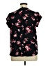 41Hawthorn Floral Black Short Sleeve Blouse Size XL - photo 2