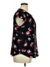 41Hawthorn Floral Black Short Sleeve Blouse Size XL - photo 4