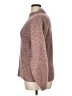 Coldwater Creek Tweed Brown Turtleneck Sweater Size XL - photo 5