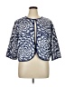 Bob Mackie 100% Polyester Blue Blazer Size 1X - photo 1