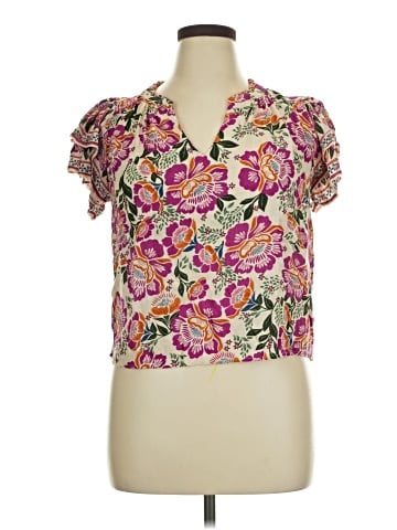 Nicole Miller Artelier Short Sleeve Blouse (view 1)