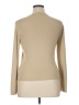 Ann Taylor 100% Silk Tan Silk Pullover Sweater Size XL - photo 2