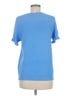 Anne Klein Blue Short Sleeve Top Size M - photo 2