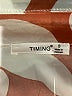 Timing Print Orange Long Sleeve Blouse Size S - photo 7