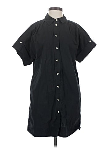 Madewell Collared Button-Front Mini Shirtdress (view 1)