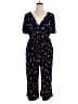 Kaileigh Floral Black Jumpsuit Size 2X - photo 1