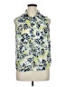 Liz Claiborne 100% Polyester Floral Green Sleeveless Blouse Size XL Petite - photo 1