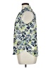 Liz Claiborne 100% Polyester Floral Green Sleeveless Blouse Size XL Petite - photo 5