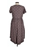 Unbranded Polka Dots Gray Casual Dress Size L - photo 2