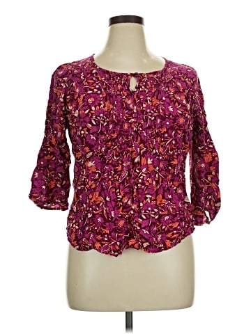 St. John's Bay 3/4 Sleeve Blouse (view 1)
