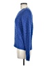 J.Crew Chevron-herringbone Blue Pullover Sweater Size M - photo 5