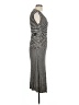 Max Studio Chevron-herringbone Gray Casual Dress Size L - photo 4