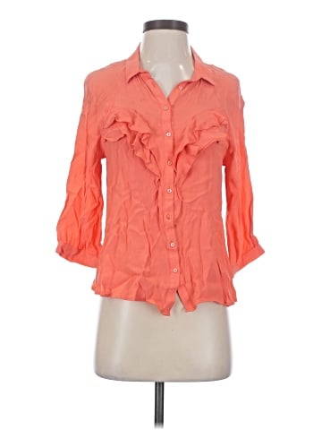 Lil 3/4 Sleeve Button-Down Shirt (view 1)