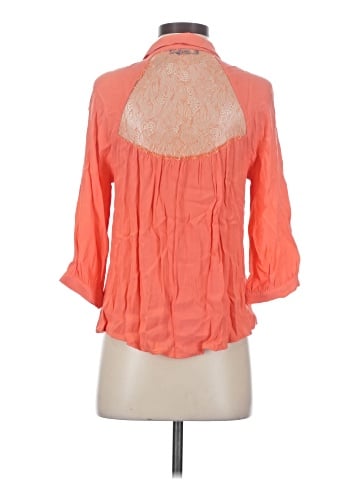 Lil 3/4 Sleeve Button-Down Shirt (view 2)