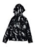 Athletic Works 100% Polyester Print Black Windbreaker Size 10 - 12 - photo 2